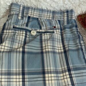 Tommy Hilfiger Striped Shorts in Blue and White